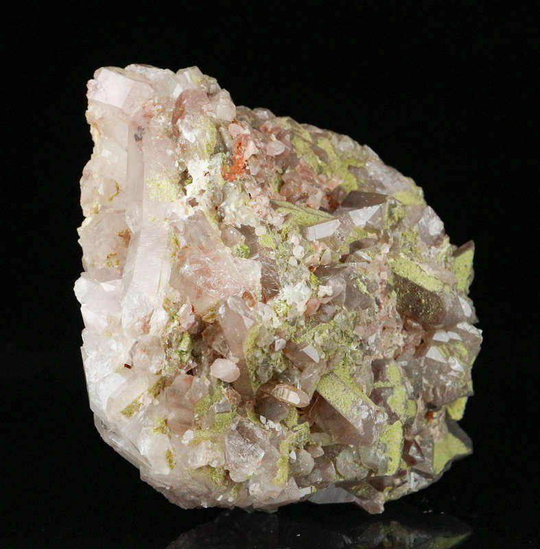 Epidote on Quartz, Artonvilla Mine, Musina, South Africa