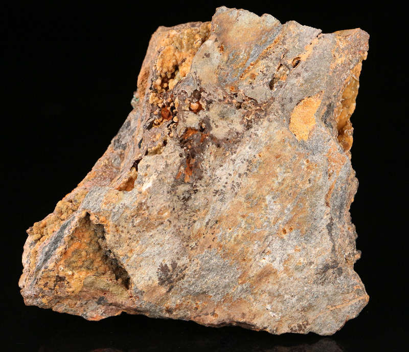Smithsonite, Goethite on Matrix, Rosh Pinah Mine, Namibia