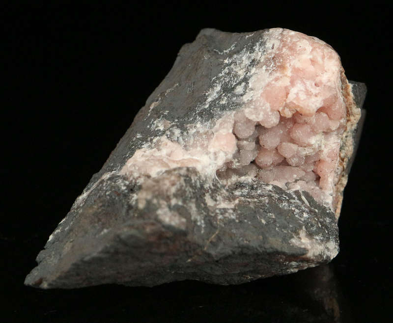 Rhodochrosite on Matrix,"N'Chwaning II Mine, Kalahari Manganese Field, Northern Cape, South Africa "