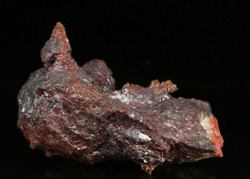 Native Copper on Cuprite, Tsumeb Mine, Namibia