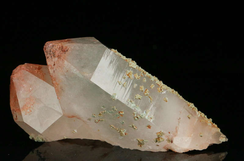 Clino-Chlore on Quartz, Artonvilla Mine, Musina, South Africa