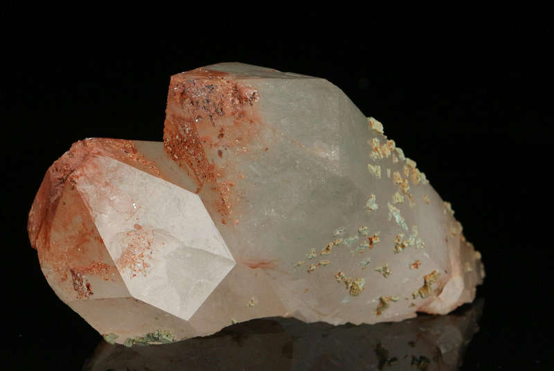 Clino-Chlore on Quartz, Artonvilla Mine, Musina, South Africa