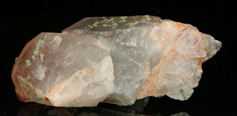 Clino-Chlore on Quartz, Artonvilla Mine, Musina, South Africa