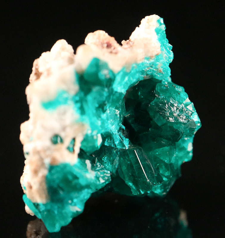 Dioptase on Matrix, Tsumeb Mine, Namibia