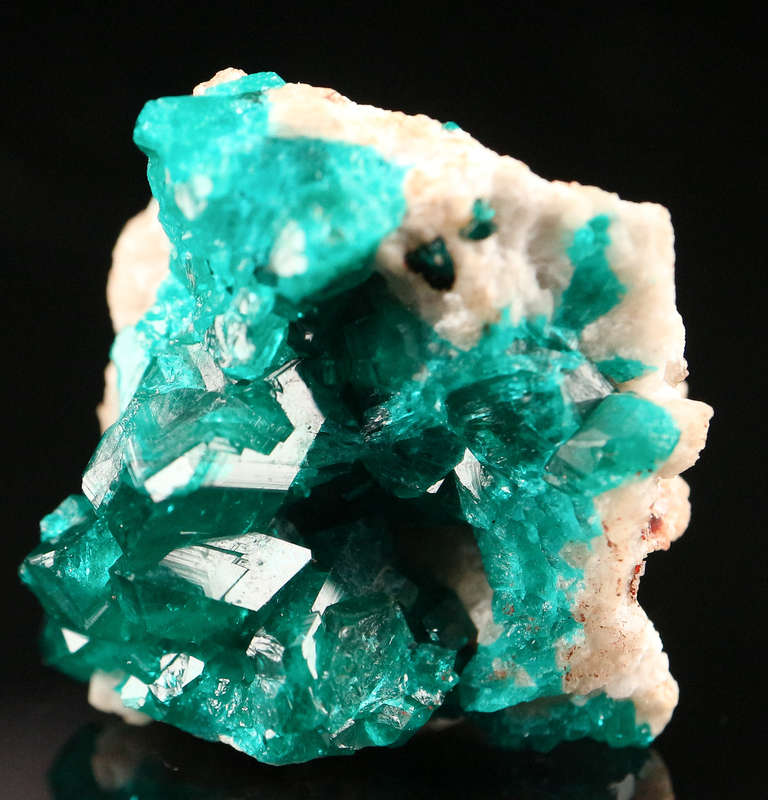 Dioptase on Matrix, Tsumeb Mine, Namibia