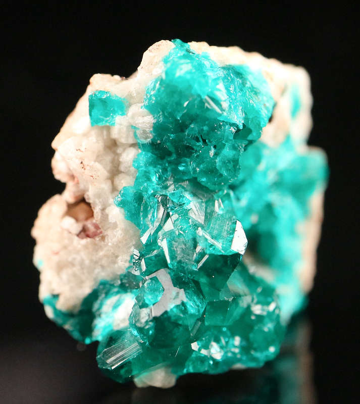 Dioptase on Matrix, Tsumeb Mine, Namibia