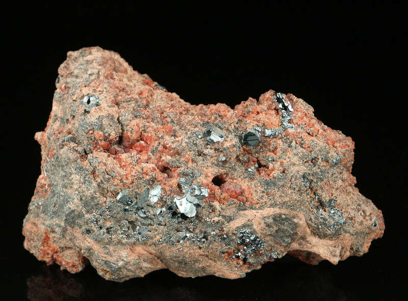 Andradite on Hematite on Matrix,"N'Chwaning II Mine, Kalahari Manganese Field, Northern Cape, South