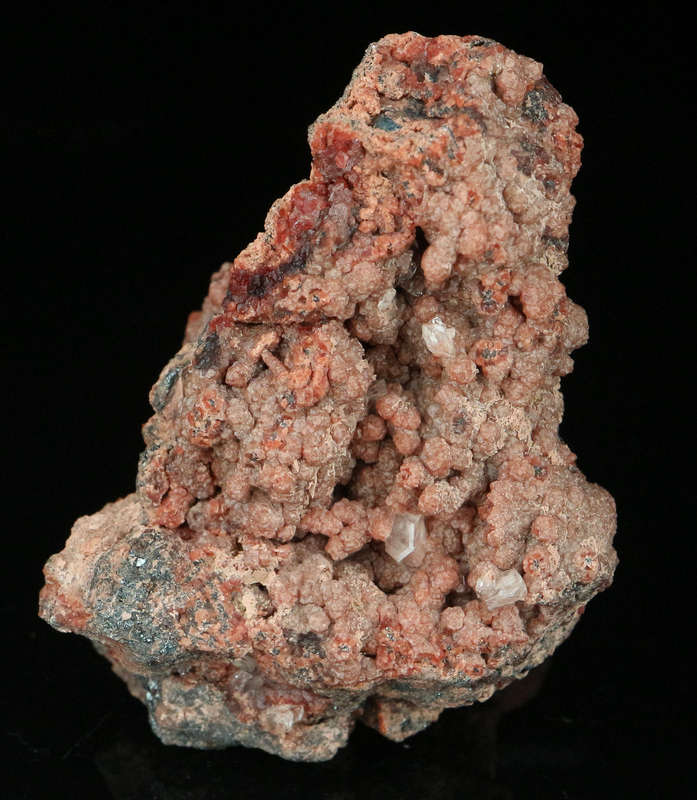 Andradite on Hematite on Matrix,"N'Chwaning II Mine, Kalahari Manganese Field, Northern Cape, South