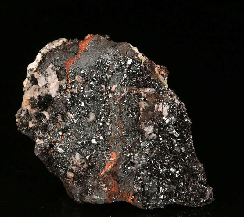 Ettringite, Hausmannite, Gaudefroyite,"N'Chwaning II Mine, Kalahari Manganese Field, Northern Cape,