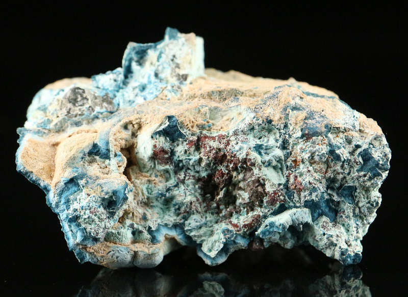 Shattuckite on Quartz, Kaokoveld Region, Namibia
