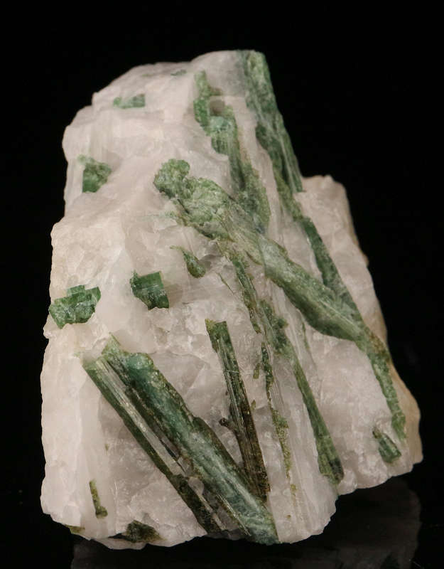 Tourmaline on Quartz, Erongo Mnt Region, Namibia