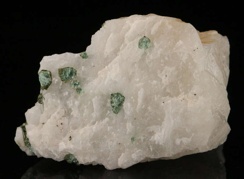 Tourmaline on Quartz, Erongo Mnt Region, Namibia