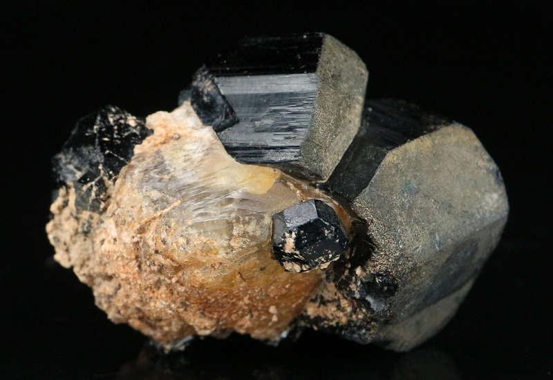 Schorl & Quartz, Erongo Mnt Region, Namibia
