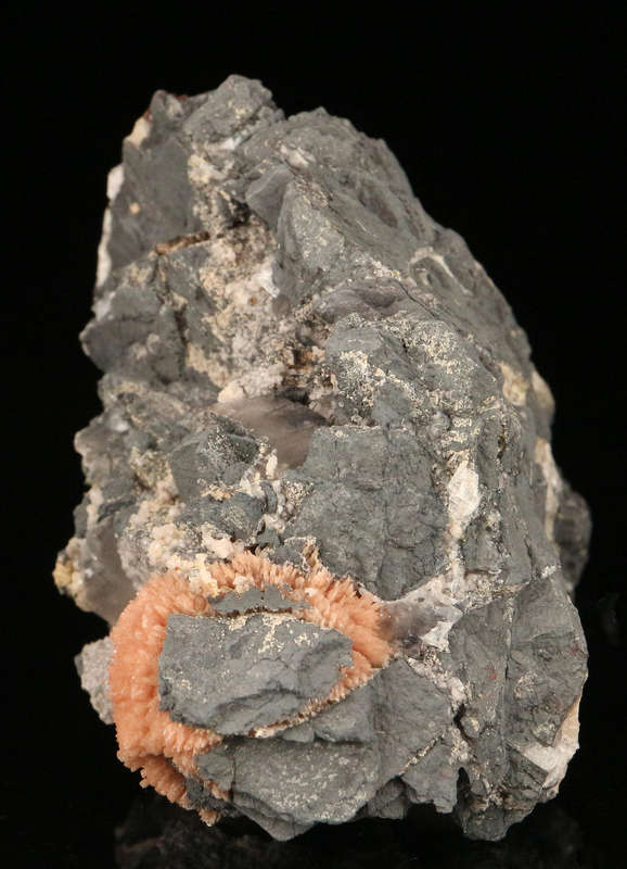 Inesite, Hydroxyapophyllite on Matrix,"N'Chwaning II Mine, Kalahari Manganese Field, Northern Cape,