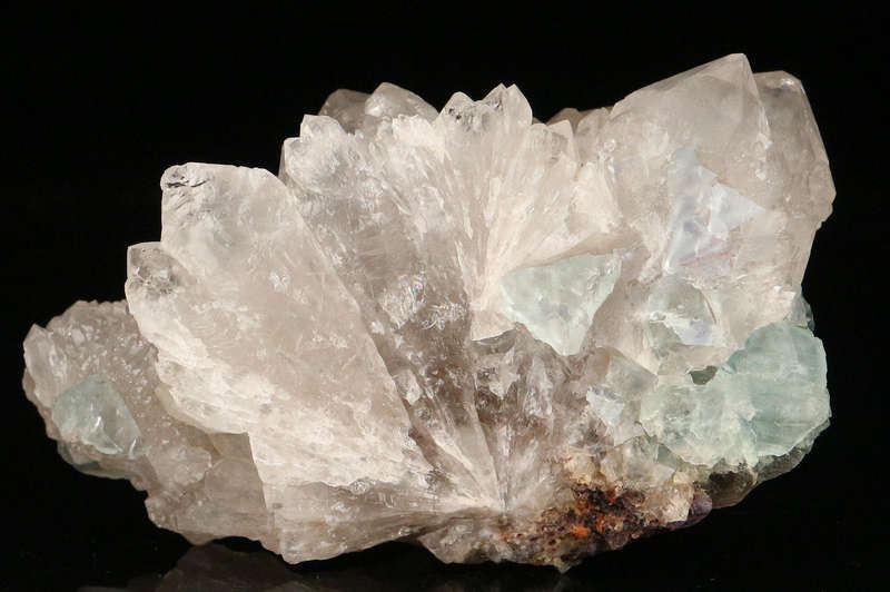 Fluorite on Quartz, Okorusu Mine, Otjiwarongo, Otjozondjupa Region, Namibia
