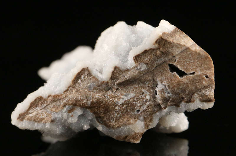 Smithsonite on Quartz, Skorpion Mine, Karas Region, Namibia