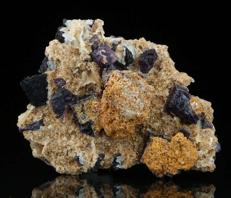 Grape Jelly Fluorite on Matrix, Damaraland, Palmwag, Erongo, Namibia