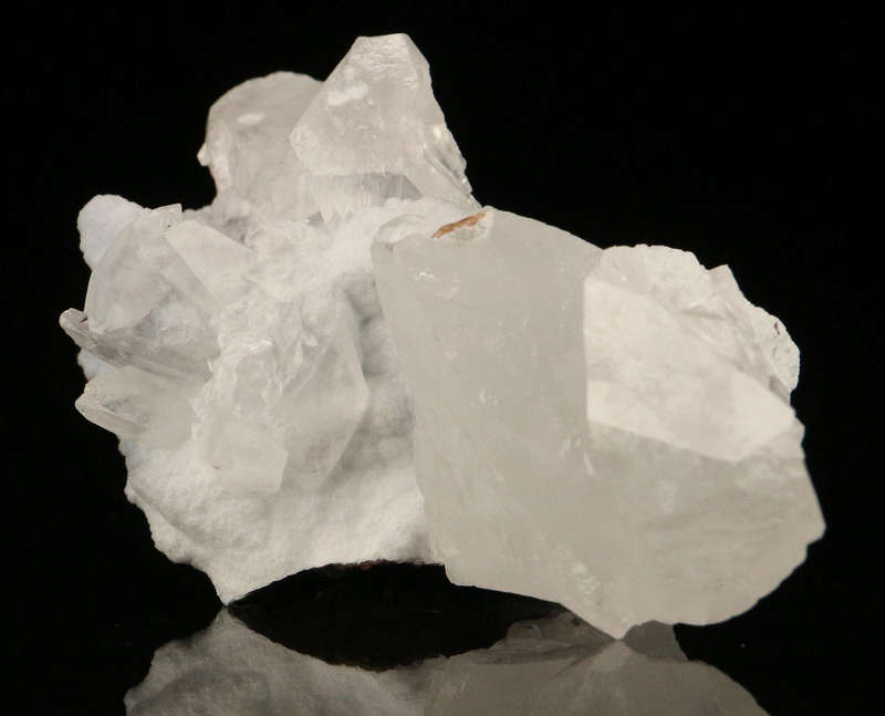 Calcite on Quartz on Matrix, Skorpion Mine, Karas Region, Namibia