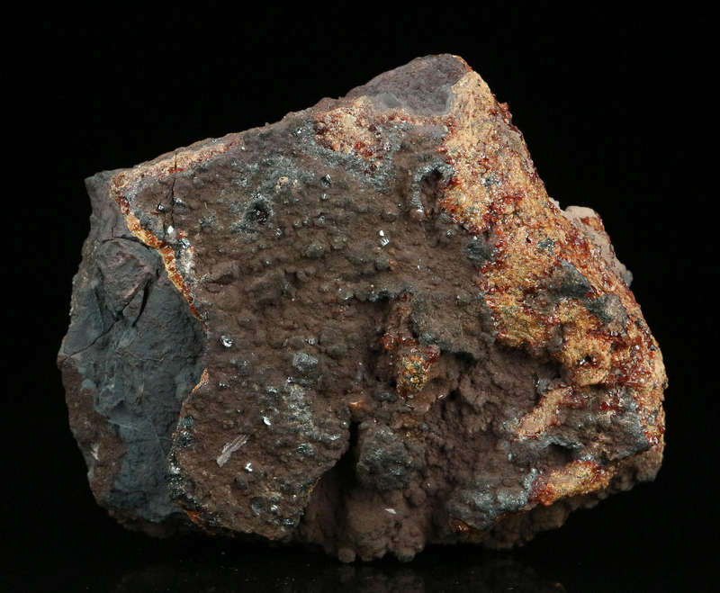 Hematite, Andradite on Matrix,"N'Chwaning II Mine, Kalahari Manganese Field, Northern Cape, South Af