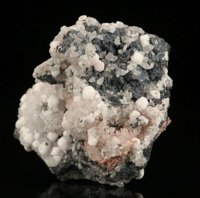 Calcite on Calcite on Matrix,"N'Chwaning II Mine, Kalahari Manganese Field, Northern Cape, South Afr