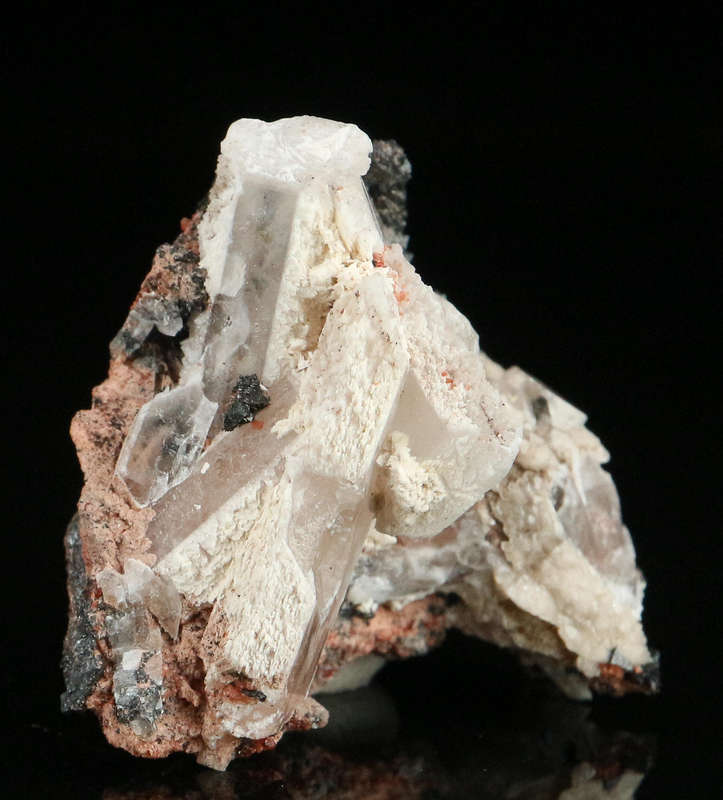 Baryte, Hausmannite, Andradite,"N'Chwaning II Mine, Kalahari Manganese Field, Northern Cape, South A