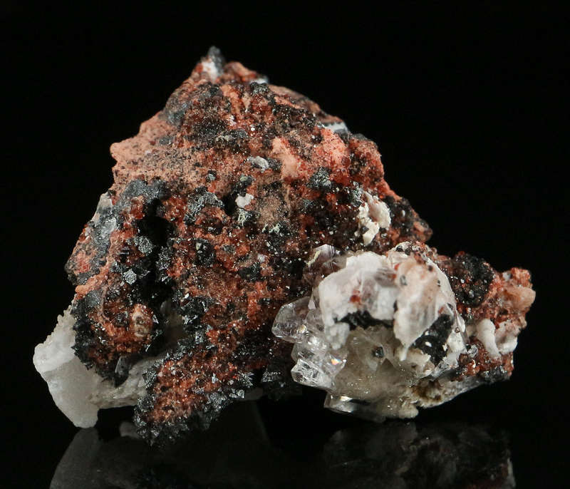 Baryte, Hausmannite, Andradite,"N'Chwaning II Mine, Kalahari Manganese Field, Northern Cape, South A