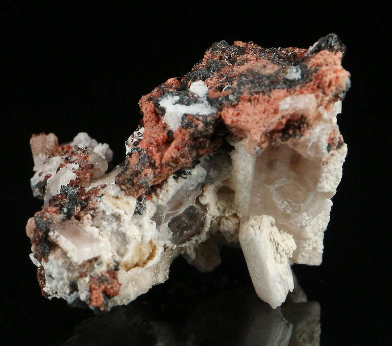 Baryte, Hausmannite, Andradite,"N'Chwaning II Mine, Kalahari Manganese Field, Northern Cape, South A