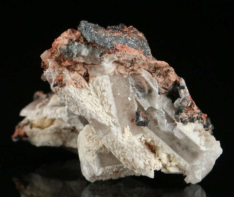 Baryte, Hausmannite, Andradite,"N'Chwaning II Mine, Kalahari Manganese Field, Northern Cape, South A