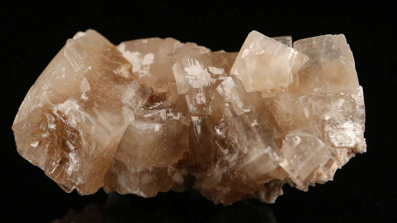Hydroxyapophyllite Cluster with Calcite, N'Chwaning II, Northern Cape, South Africa