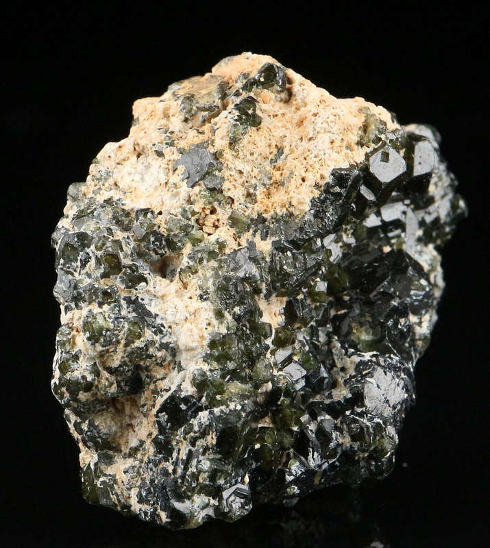 Demantoid Garnet on Matrix, Erongo Mnt Region, Namibia