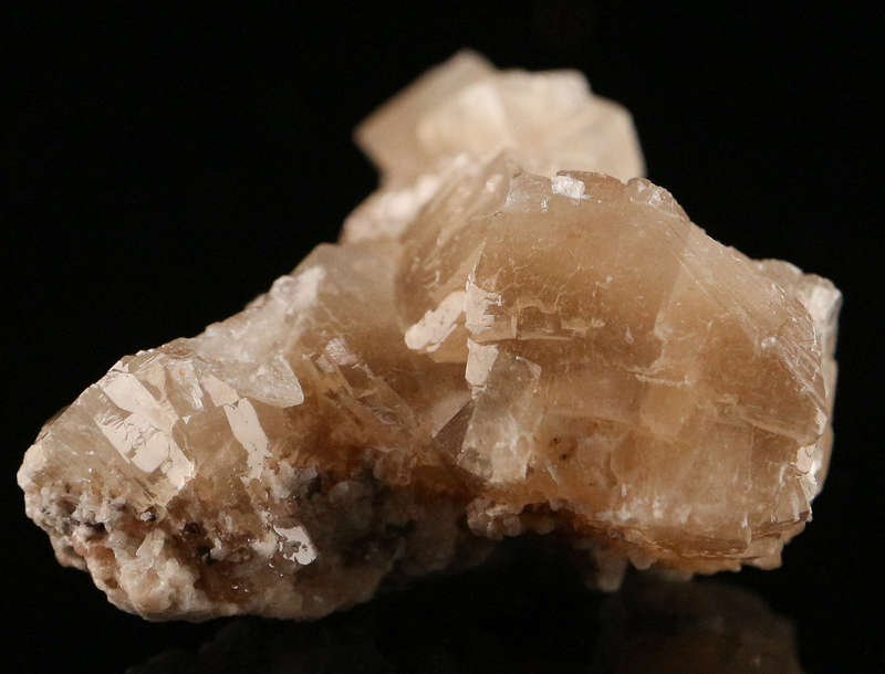 Hydroxyapophyllite Cluster with Calcite, N'Chwaning II, Northern Cape, South Africa