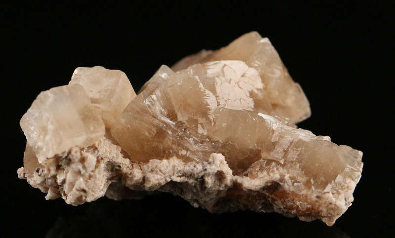 Hydroxyapophyllite Cluster with Calcite, N'Chwaning II, Northern Cape, South Africa