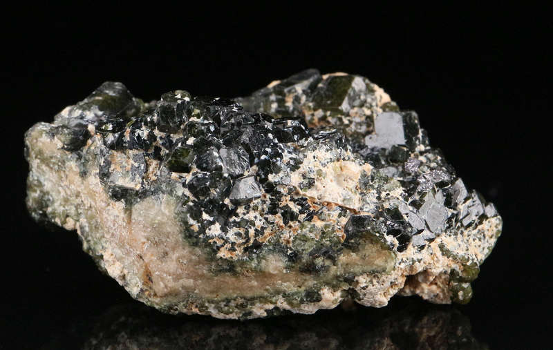 Demantoid Garnet on Matrix, Erongo Mnt Region, Namibia