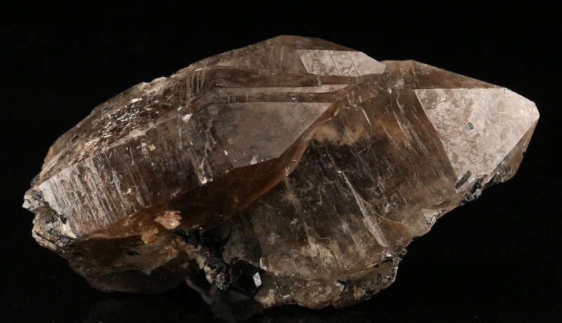Schorl incl Smoky Quartz Cluster, Erongo Mnt Region, Namibia