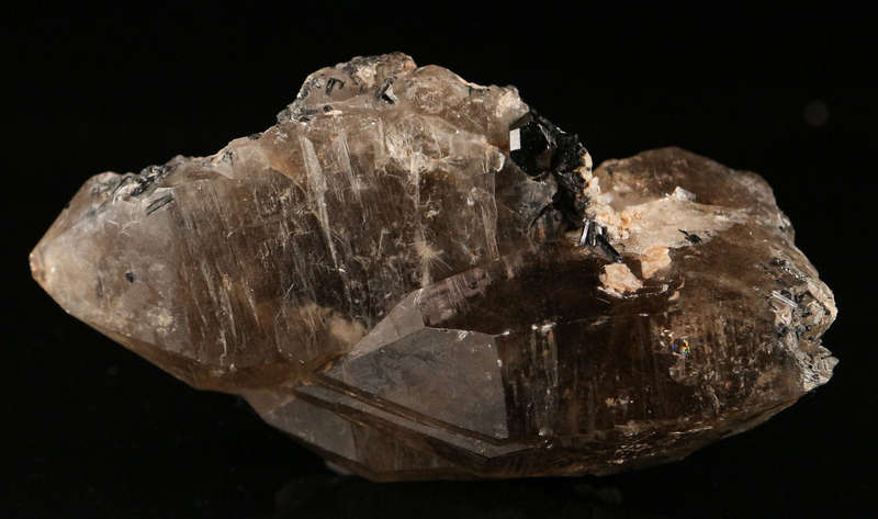Schorl incl Smoky Quartz Cluster, Erongo Mnt Region, Namibia