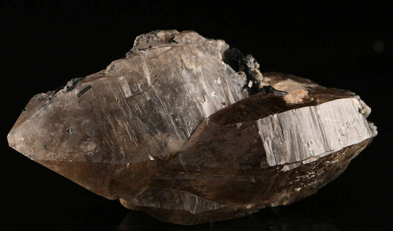 Schorl incl Smoky Quartz Cluster, Erongo Mnt Region, Namibia