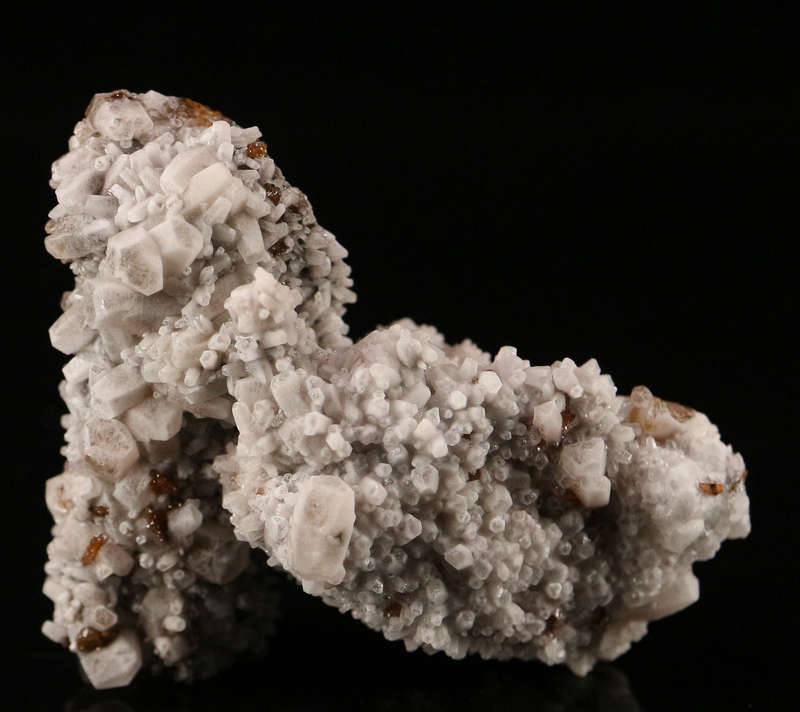 Calcite on Amethyst Quartz on Matrix, Gobobosebberge Mnt, Namibia