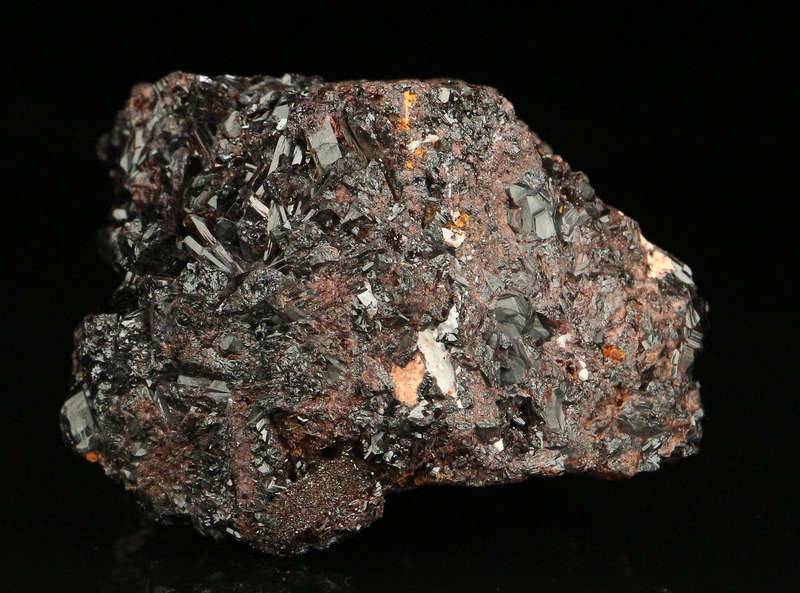 Manganvesuvianite on Matrix,"N'Chwaning II Mine, Kalahari Manganese Field, Northern Cape, South Afri