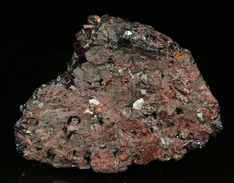 Manganvesuvianite on Matrix,"N'Chwaning II Mine, Kalahari Manganese Field, Northern Cape, South Afri