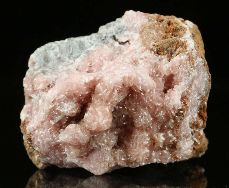 Rhodochrosite on Matrix,"N'Chwaning II Mine, Kalahari Manganese Field, Northern Cape, South Africa "