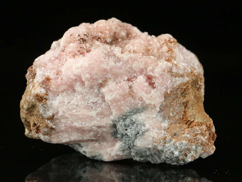 Rhodochrosite on Matrix,"N'Chwaning II Mine, Kalahari Manganese Field, Northern Cape, South Africa "