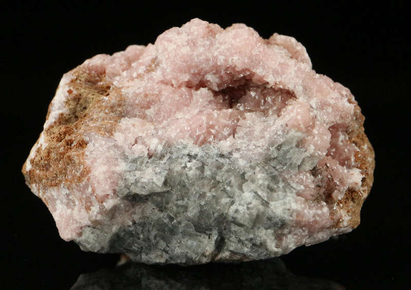 Rhodochrosite on Matrix,"N'Chwaning II Mine, Kalahari Manganese Field, Northern Cape, South Africa "