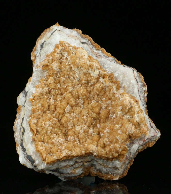 Goethite incl Calcite Cluster,"N'Chwaning II Mine, Kalahari Manganese Field, Northern Cape, South Af