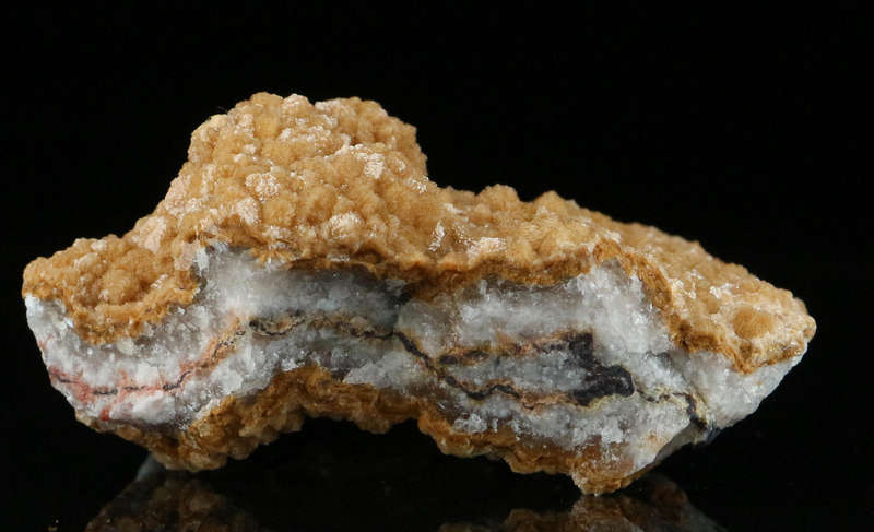 Goethite incl Calcite Cluster,"N'Chwaning II Mine, Kalahari Manganese Field, Northern Cape, South Af