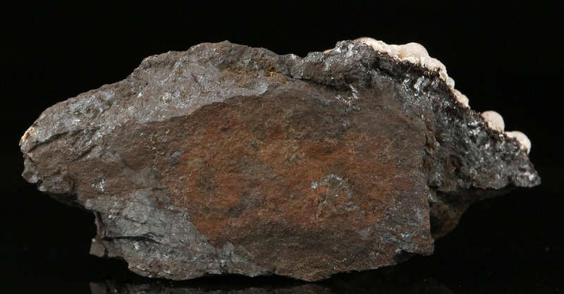 Rhodochrosite, Manganite on Matrix,"N'Chwaning I Mine, Kalahari Manganese Field, Northern Cape, Sout
