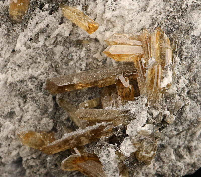 Baryte on Matrix, Rosh Pinah Mine, Namibia