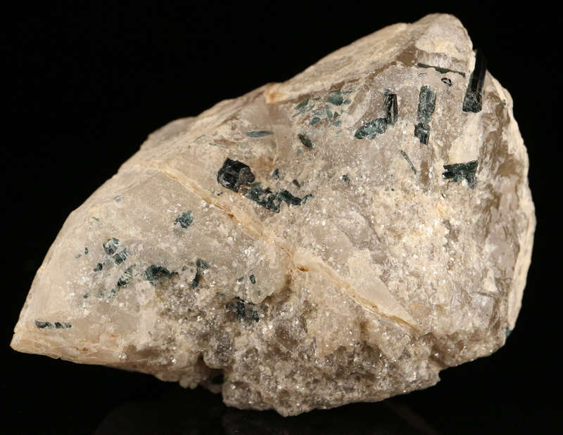 Tourmaline on Quartz, Karibib, Namibia
