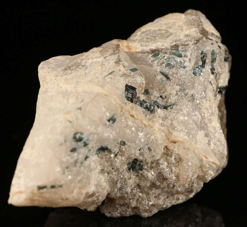 Tourmaline on Quartz, Karibib, Namibia