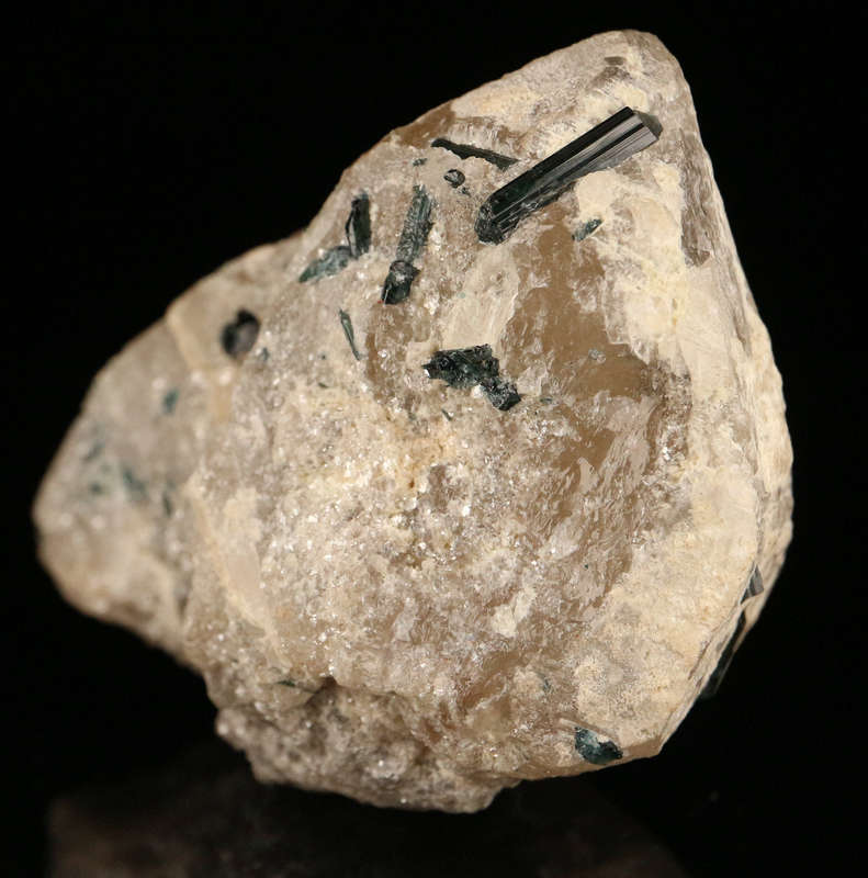 Tourmaline on Quartz, Karibib, Namibia