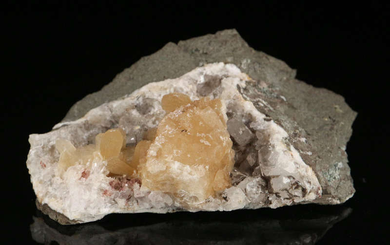 Stilbite on Matrix, Gobobosebberge Mnt, Namibia